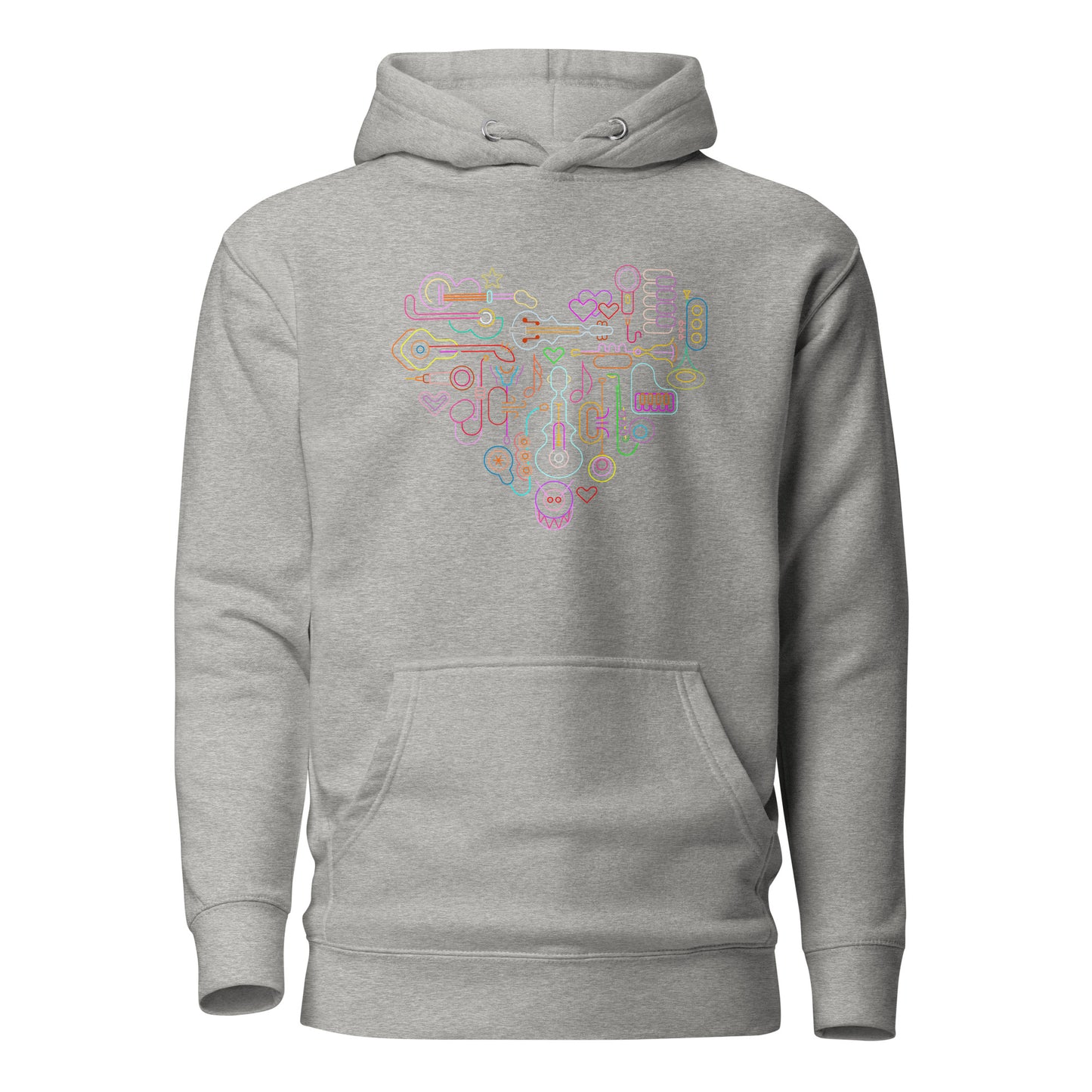 Musical Heart - Unisex Hoodie