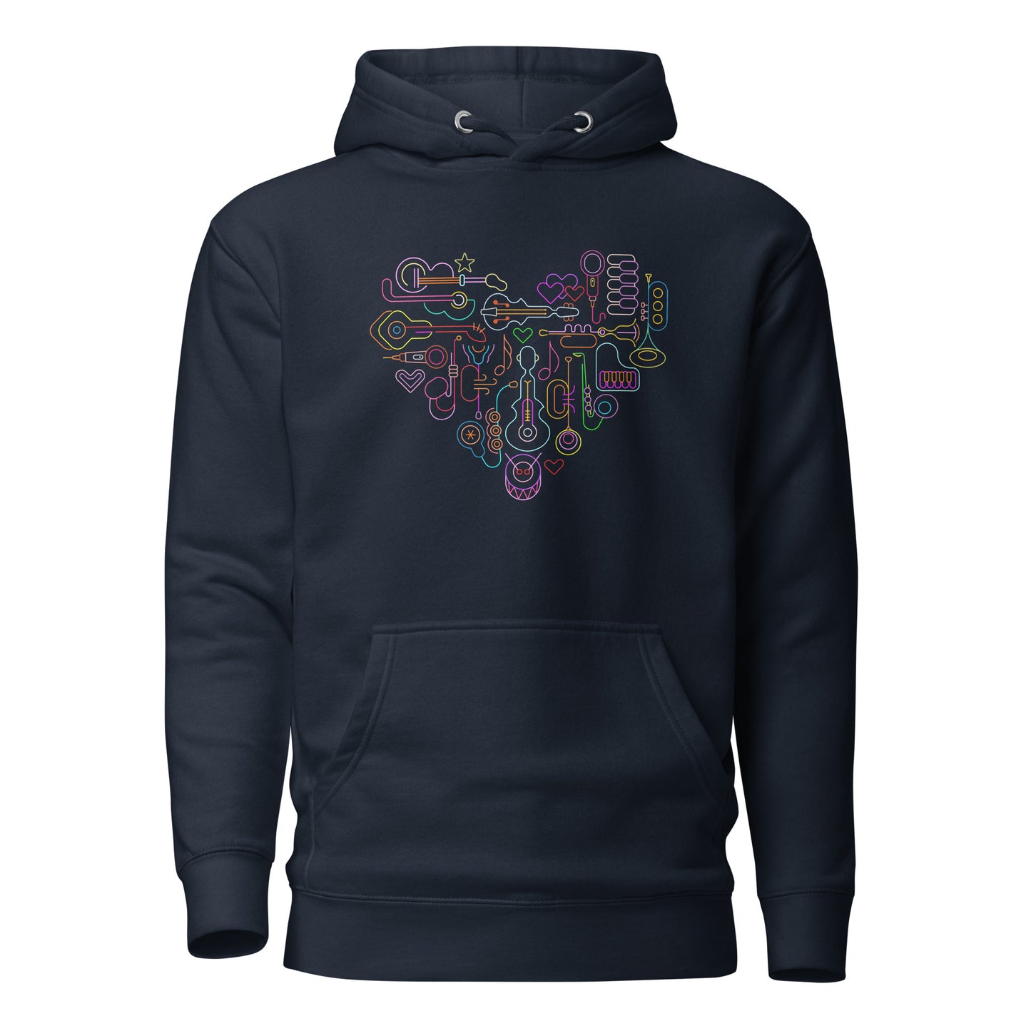 Musical Heart - Unisex Hoodie