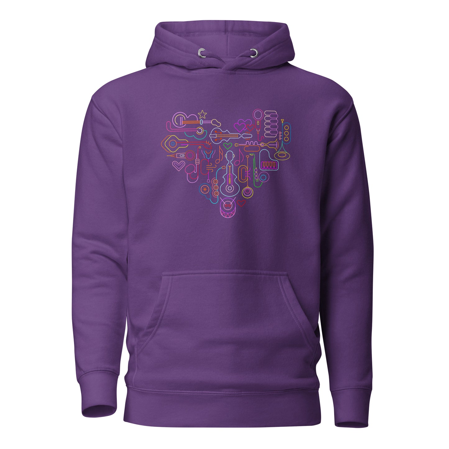 Musical Heart - Unisex Hoodie