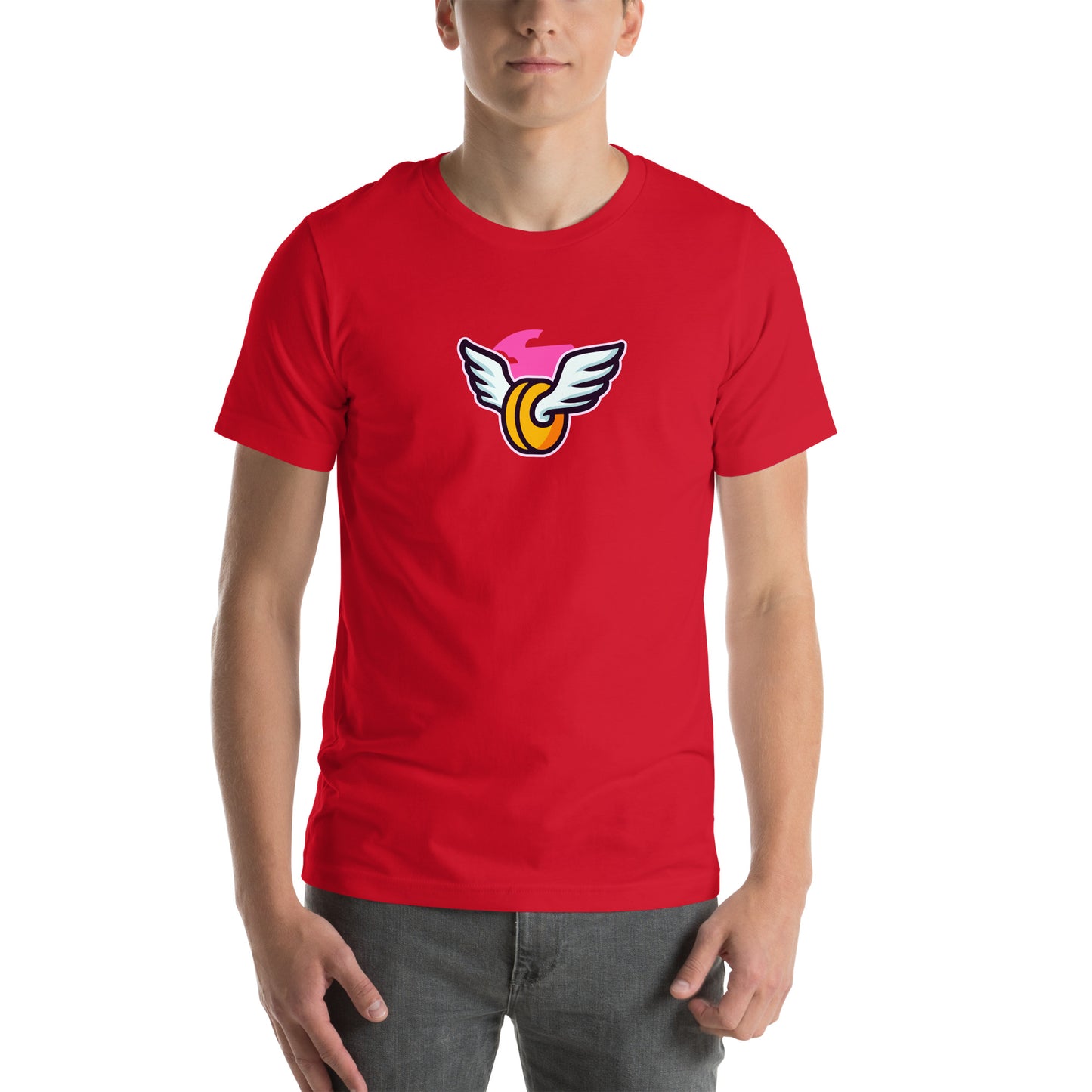 Wings with Coin - Unisex t-shirt